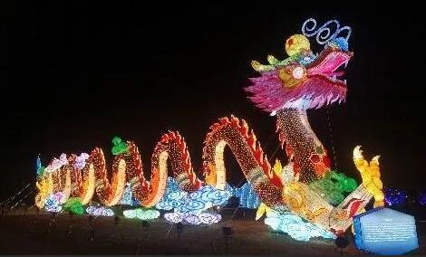 “潮起东方·大美中华”中国彩灯节点亮美国音乐之都的冬夜