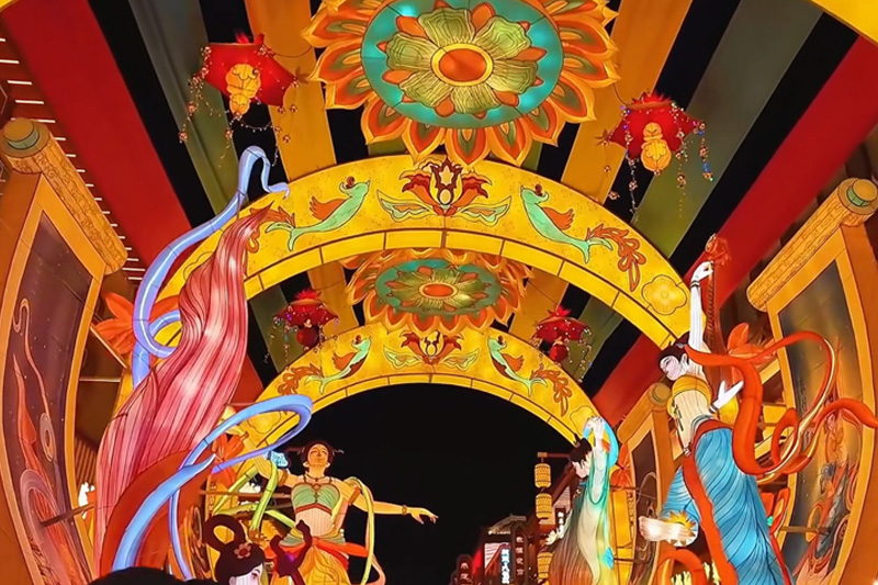 甘肃灯彩点亮陇原